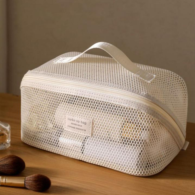 Light Luxury Mesh Travel Makeu - Luxury Skincare Items review and price