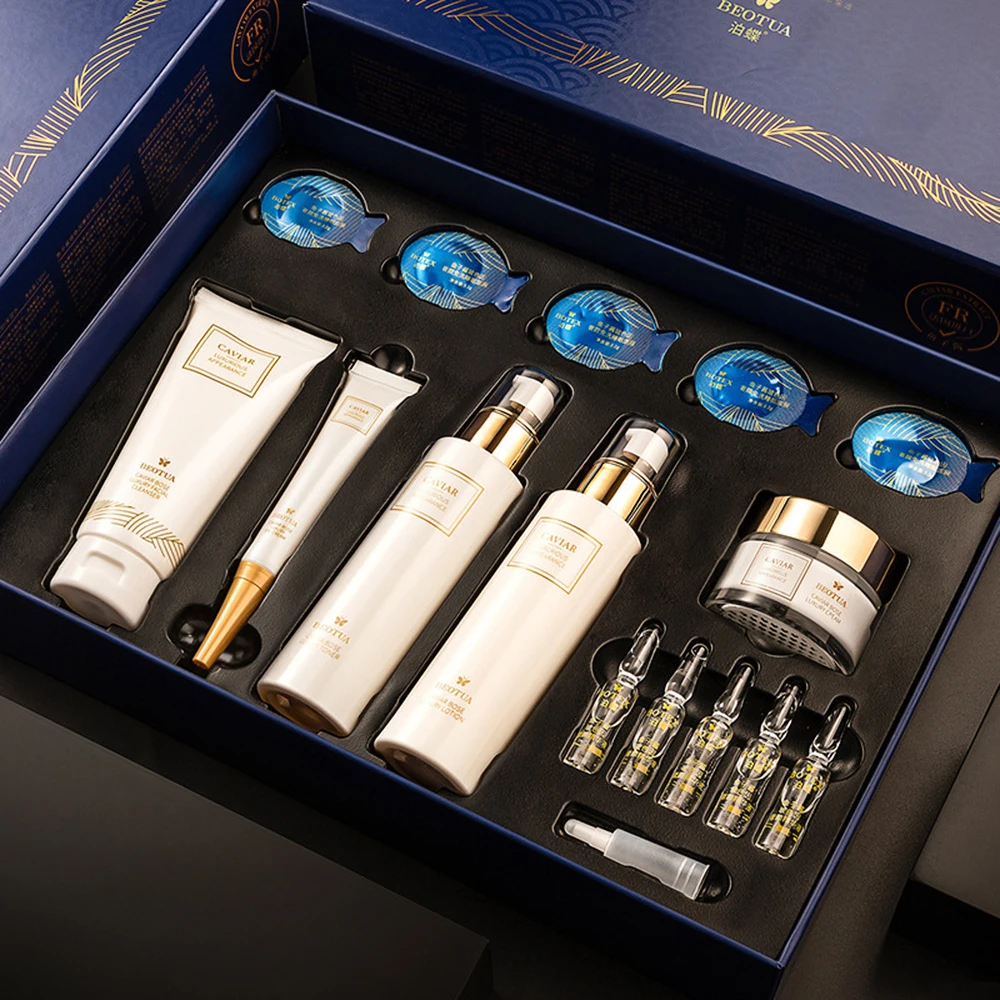 15PCS Caviar Skin Care Set Fac - Oligopeptide Wrinkle review and price
